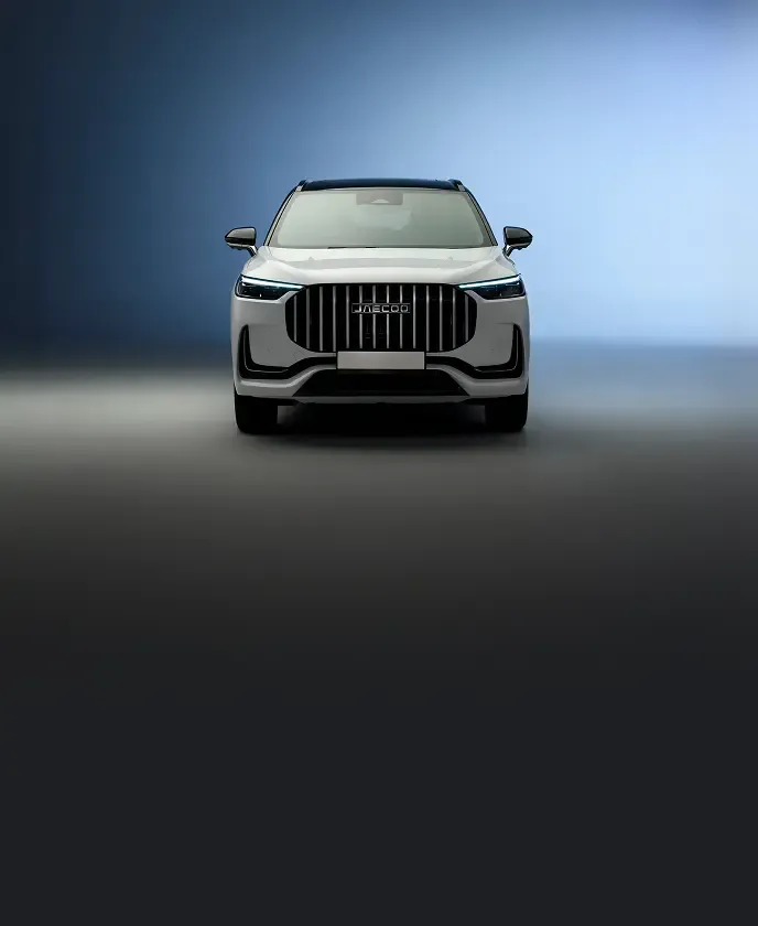 JAECOO vehicle driving through water